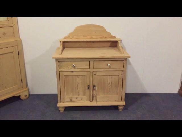 Antique Cupboard with Washstand - Pinefinders Old Pine Furniture Warehouse