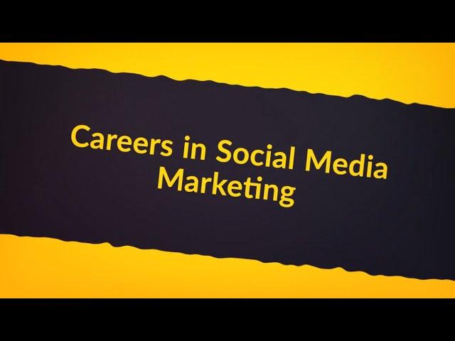 Careers in Social Media Marketing