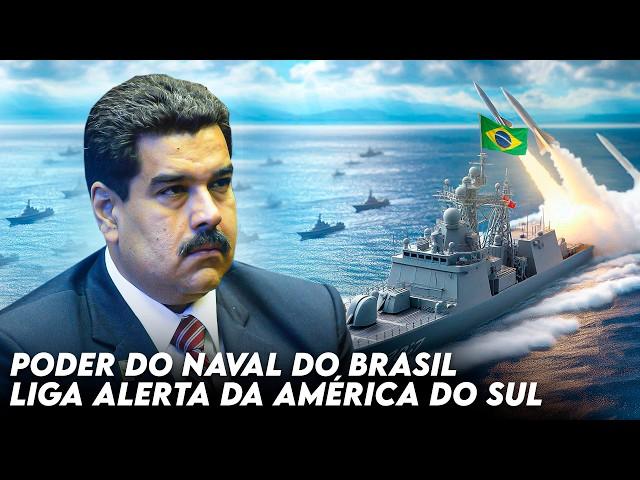 MONOBRA MILITAR: Nicolás Maduro se assusta com o PODER NAVAL do Brasil (Felipe Dideus)