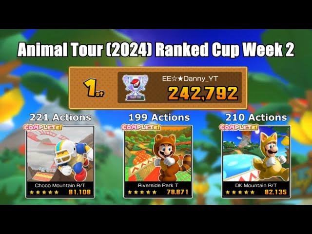 Mario Kart Tour - Animal Tour (2024) Ranked Cup Week 2 242,792pts