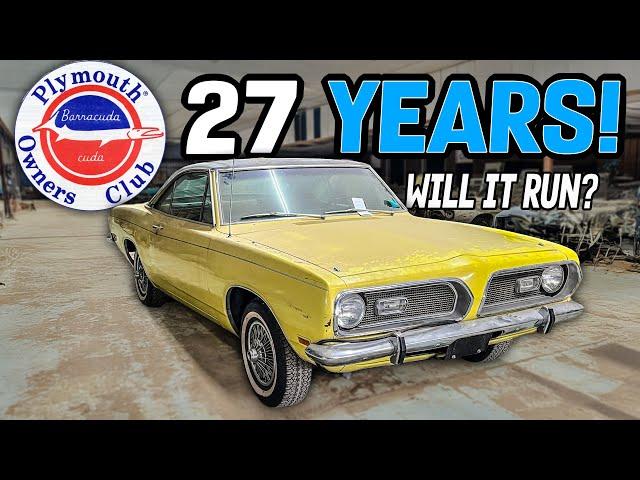 Can We Fix A FORGOTTEN Barracuda After 27 Years for My Dad’s Birthday Roadtrip?