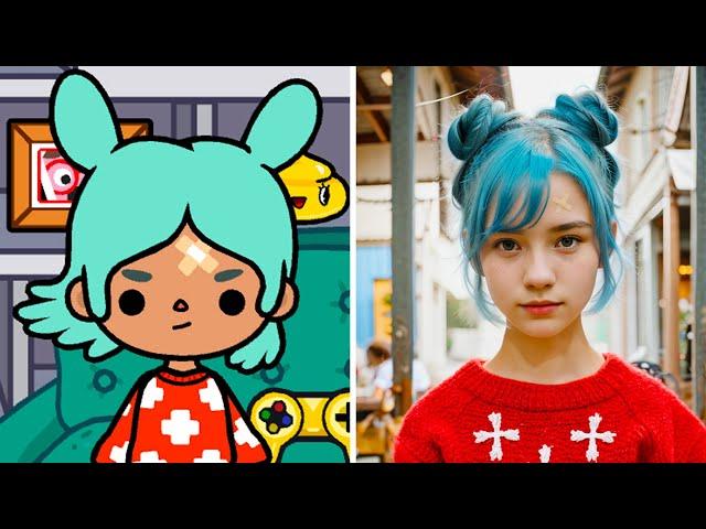 Toca Boca FREE CHARACTERS in REAL LIFE  Toca Life World