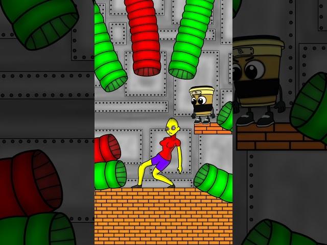 ⏪RvAssassino Cappuccino & Ms. Lemons #animation #funnyanimation