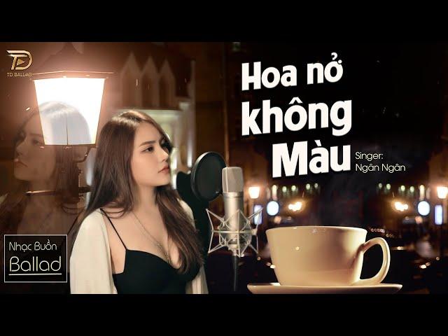 HOA NỞ KHÔNG MÀU - Ngân Ngân Cover | Nhạc Ballad Tâm Trạng Buồn Của Kẻ Lụy Tình | Nhạc Buồn TikTok