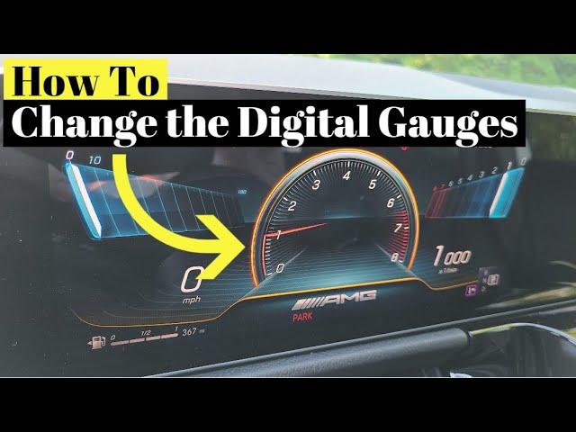 How to Change Your Digital Gauges | 2021 AMG GLA 35