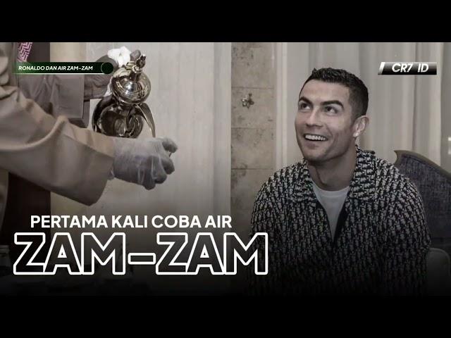 Ronaldo's reaction when served Zam-Zam water