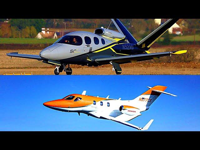 Cirrus Vision SF50 vs HondaJet HA-420 Private Jets