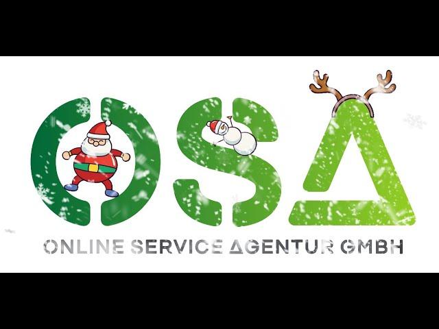 Frohe Weihnachten - wünscht die OSA Online Service Agentur GmbH