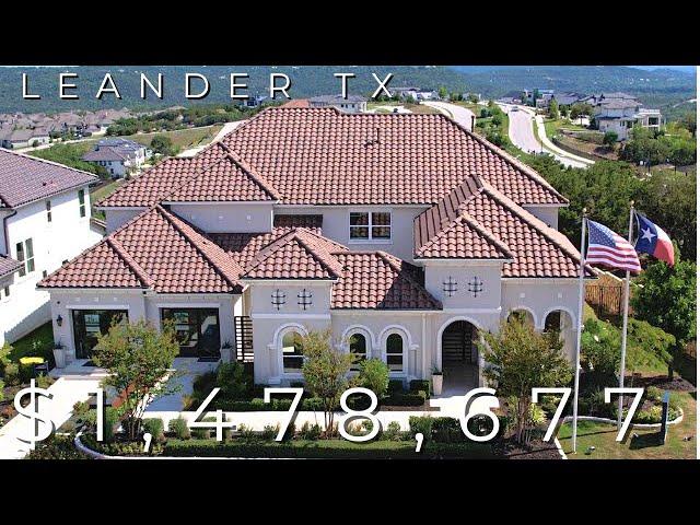 INSIDE $2,000,000 MEDITERRANEAN TOLL BROTHER HOME IN LEANDER - TEXAS LUXURY HOMES