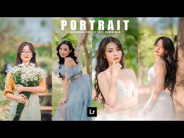 Adobe Lightroom Presets Free Download │ Vivid Portrait Preset │ Lightroom Editing Tutorial!