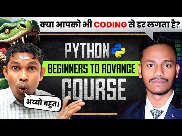 Python Tutorial Beginner to Advance in Hindi | Python PDF Notes Included 