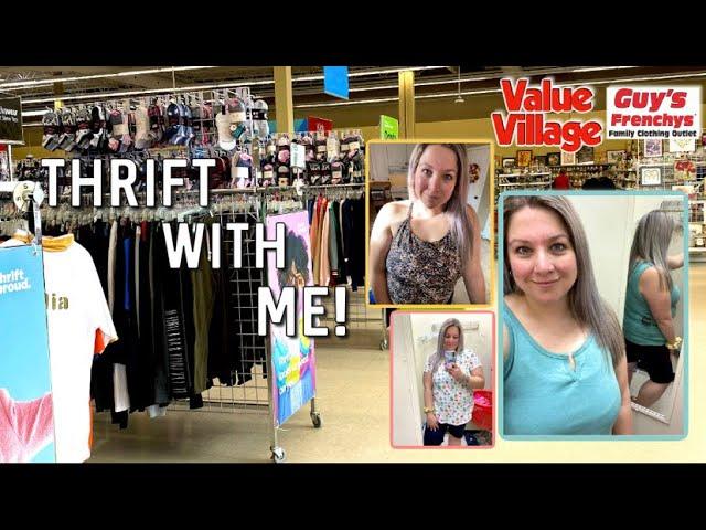 Thrift Shopping! Plus Size Try On & Haul! Value Village & Guy's Fenchys!