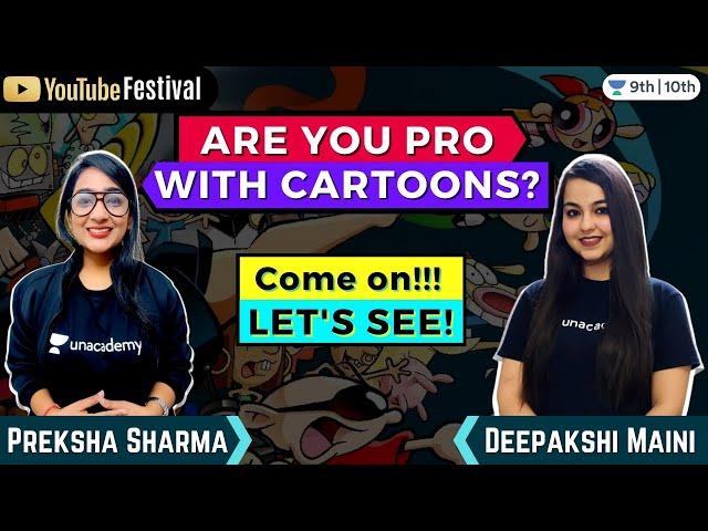 Are you pro with cartoons? | Come on! | Let's see! | Preksha Sharma & Deepakshi Maini