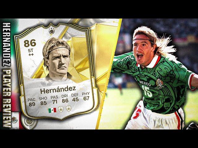 CRAZY ICON STRICKER! 86 ICON LUIS HERNANDEZ PLAYER REVIEW. EAFC 25 ULTIMATE TEAM