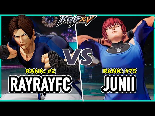 KOF XV  RayRayFc (Rugal/Kim/Ryo) vs Junii (Kyo/Iori/Chris)  Steam