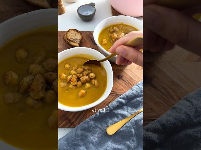 Butternut Squash Soup (5-Ingredient Recipe) #plantbasedrecipes