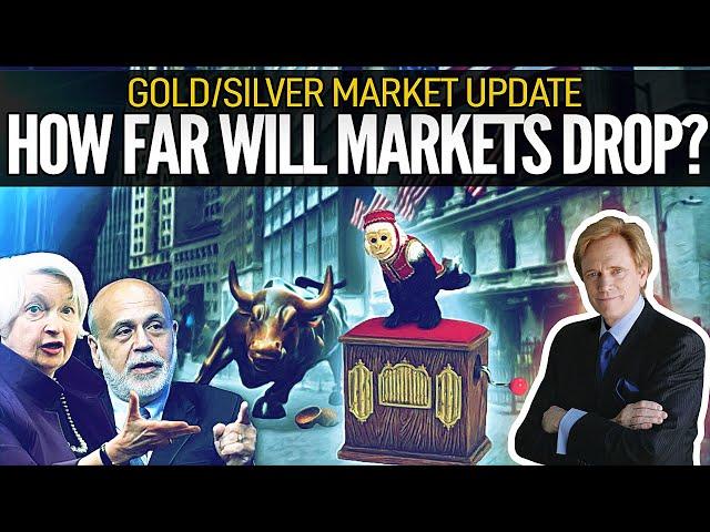 How Far Will Markets Drop? - Mike Maloney's Gold / Silver Market Update