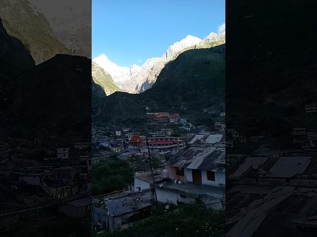 Morning View of Badrinath #song #view#nature #piece #love#like#share#subscribe