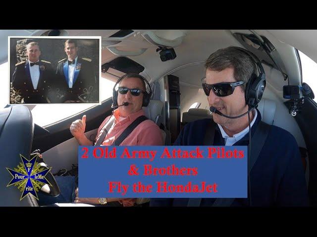 Two Former Attack Pilots/Brothers Fly the HondaJet to Stunning Harbor Springs, Michigan