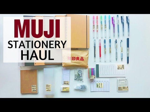 MUJI JAPAN STATIONERY HAUL | 2020 | What I bought in Japan | STATIONERY ADDICT | StudyWithKiki