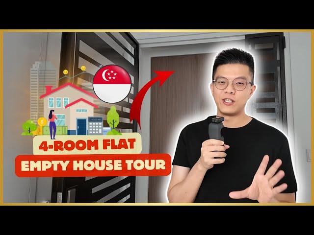 4-room HDB BTO empty house tour: New features & OCS flooring