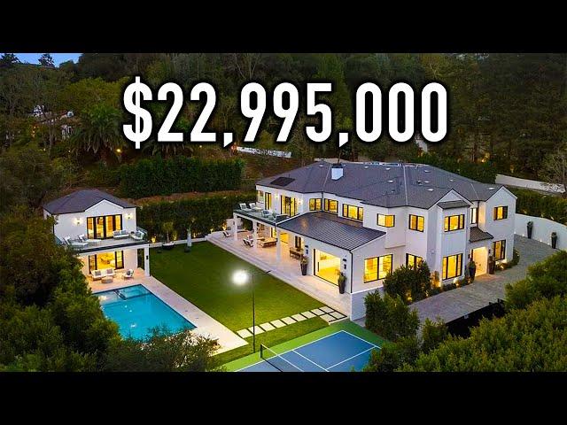 I Can't Believe This $23 Million Brentwood Mansion is in LA!