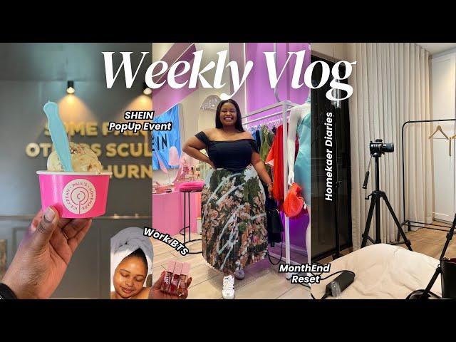 Weekly Vlog | Homemaker Diaries, MonthEnd Reset, Content BTS, SHEIN PopUp Event, Errands & More