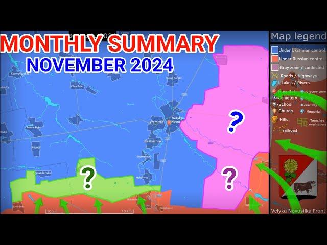 Monthly summary of advances in Ukraine [November 2024]