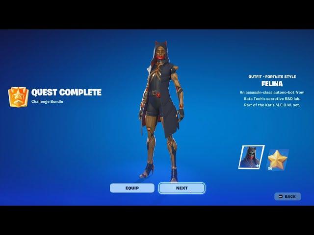 how to get Felina skin for free in fortnite