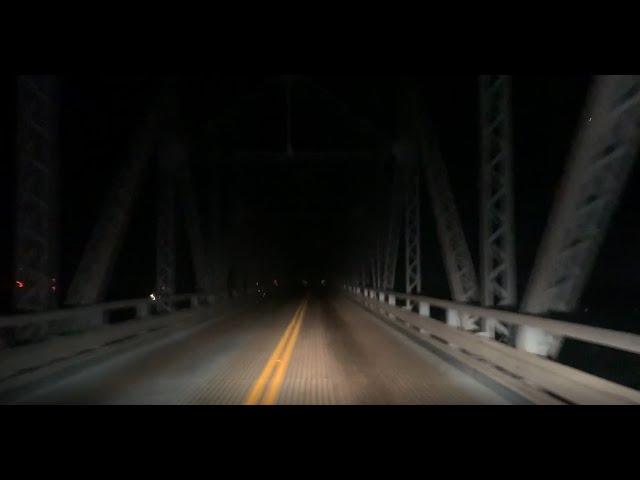 Would you Drive over the Brookport Bridge at Night?