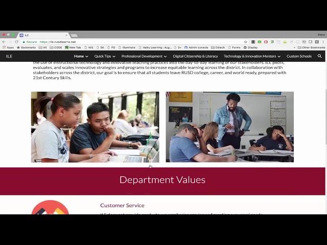 Quick Tip #15-Innovation and Learner Engagement Website