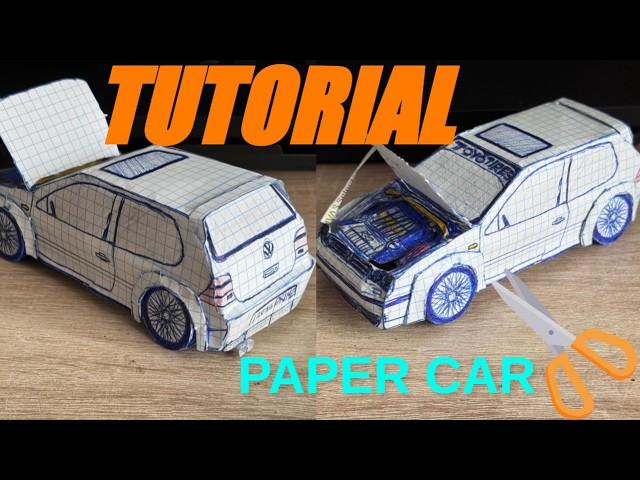 Tutorial Papercraft Golf MK4