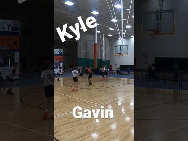 Kyle with a great assist to Gavin! Whitaker Blue Vs Team orange