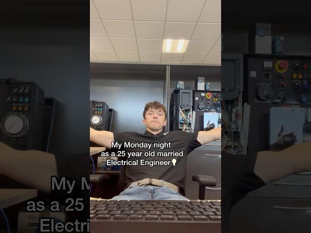 My Monday evening after a day of electrical engineering #vlog #9to5 #engineer #shorts #motivation
