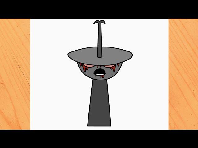 Como dibujar a Silver Clukr versión Horror Incredibox Sprunki