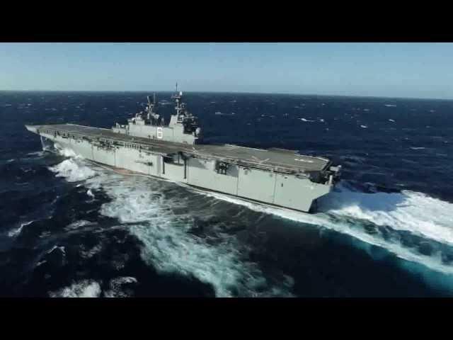 America (LHA 6) Builder's Sea Trials