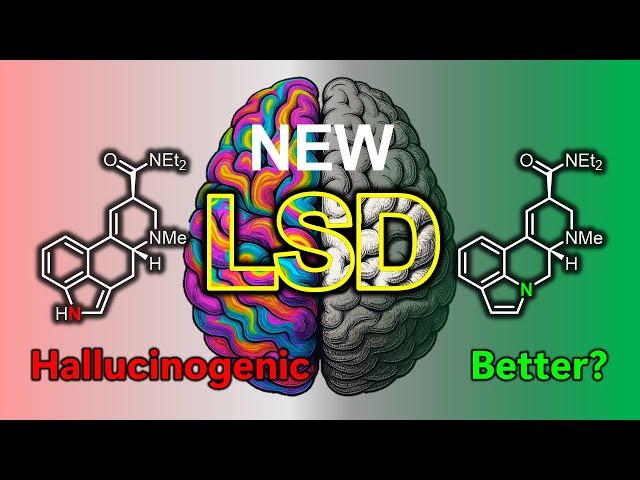 Chemists Flip 2 Atoms in LSD to Make it a Better Medicine (Educational Science Video)