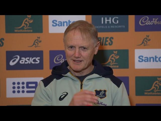 Joe Schmidt on Wallabies team announcement vs. Ireland | Wallabies