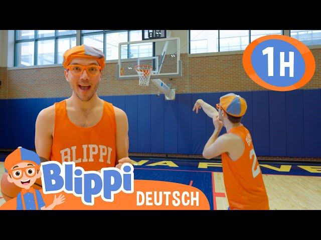 Blippi spielt Basketball  | Blippi Deutsch | Abenteuer und Videos für Kinder