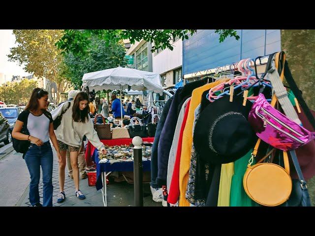 Paris France  FLEA MARKET🪑 BROCANTE in PARIS Marché aux Puces ️ Street shopping Paris4KHDR