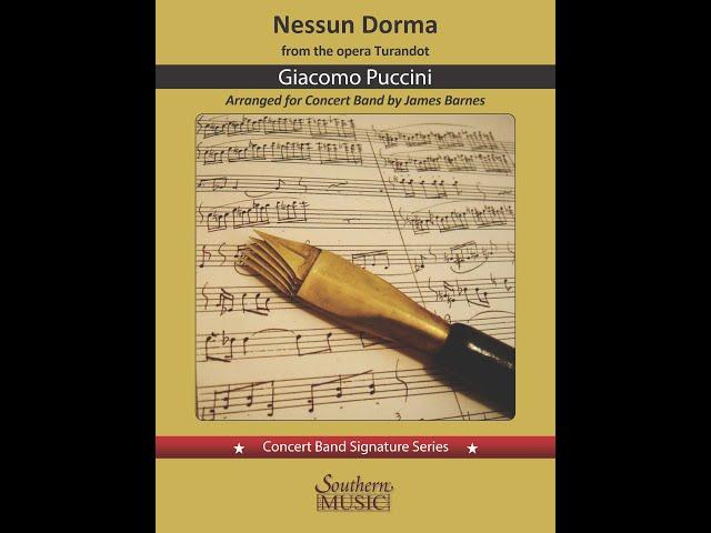 Nessun Dorma by Giacomo Puccini, arr. James Barnes