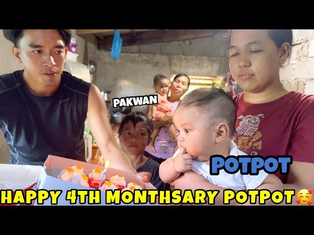 MONTHSARY NG ANAK NI SABET AT MELTONG | HAPPY MONTHSARY POTPOT | KAKATUWA DAMING BATA