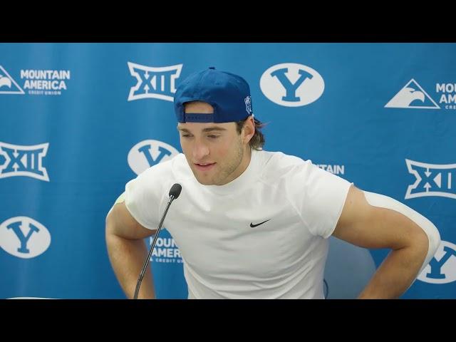 Chase Roberts | BYU Football | Postgame | Kansas | November 16, 2024