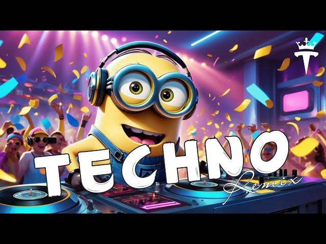 TECHNO MIX 2024  Rave Techno Remixes for Party, Gym, and Car Music