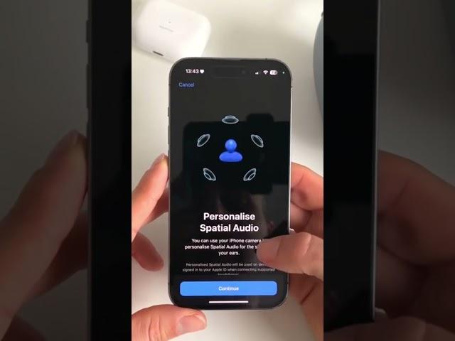 How to set up Personalise Spatial Audio for AirPods! #appledsigntips
