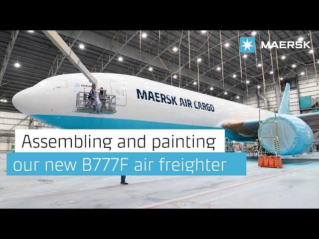 From factory to air fleet: assembly of our new B777F freighter️