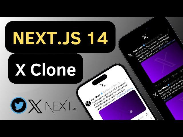 Next.js 14 and Tailwind CSS project | Build a social media app like X (Twitter) with next js 14