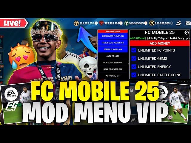FC Mobile MOD MENU v25.0.02  Unlimited FC Points, Money & MAX OVR | FC MOBILE MOD APK 2025