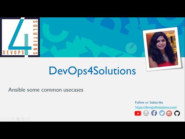 Ansible most common usecases -part 1