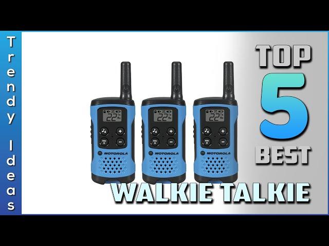 Top 5 Best Walkie Talkie Review in 2022